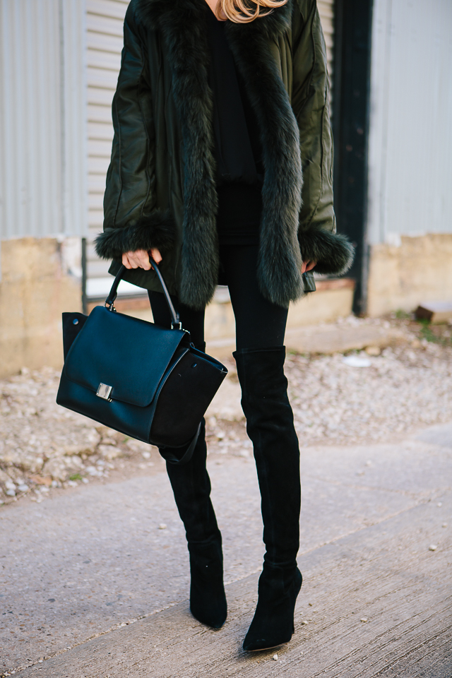 Fur + OTK boots | Krystal Schlegel  