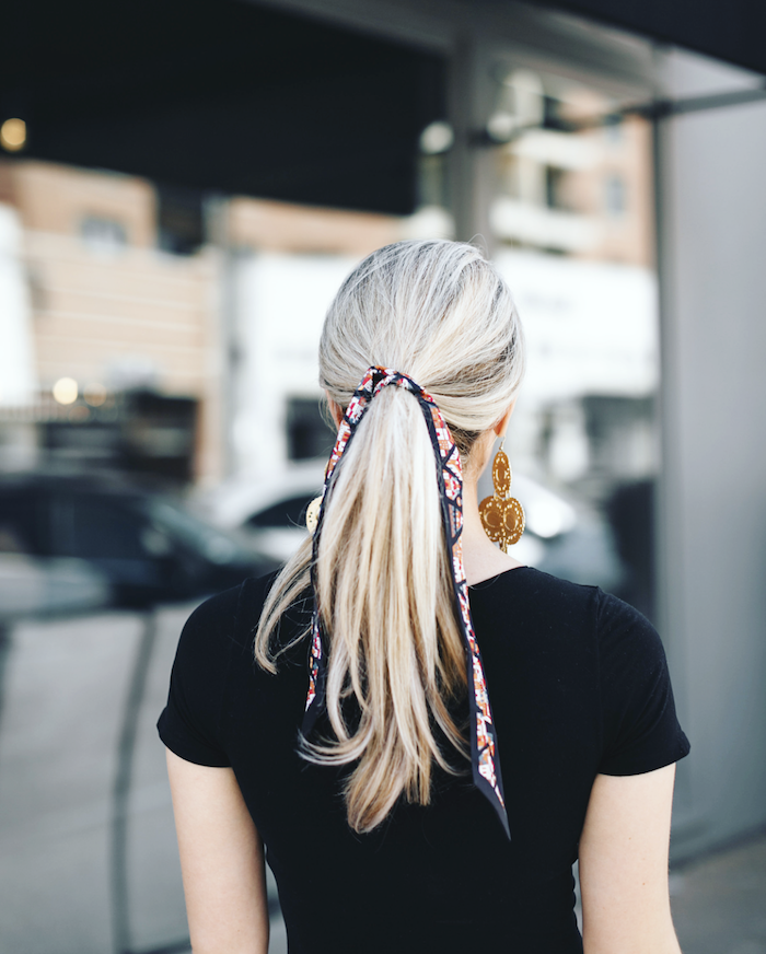 hermes twilly scarf in hair