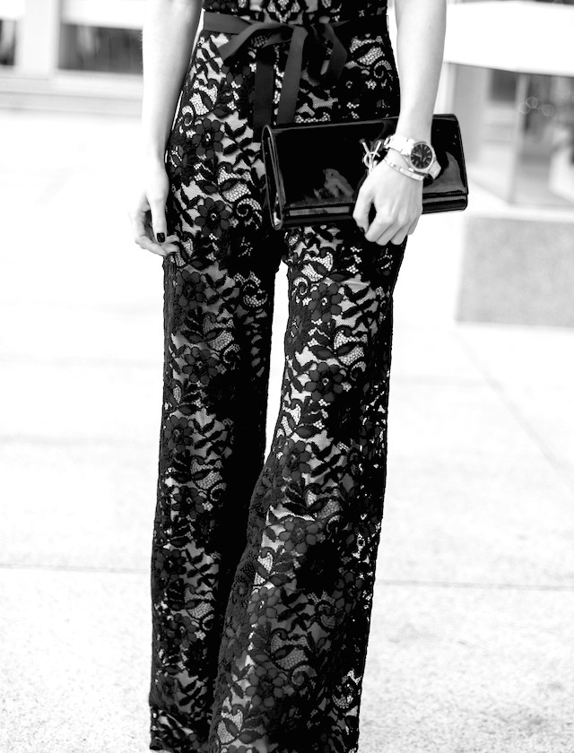 LACE JUMPSUIT | Krystal Schlegel