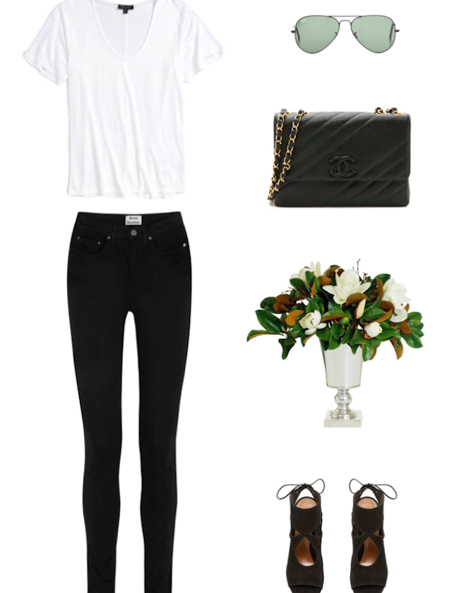 WHITE TEE | Krystal Schlegel