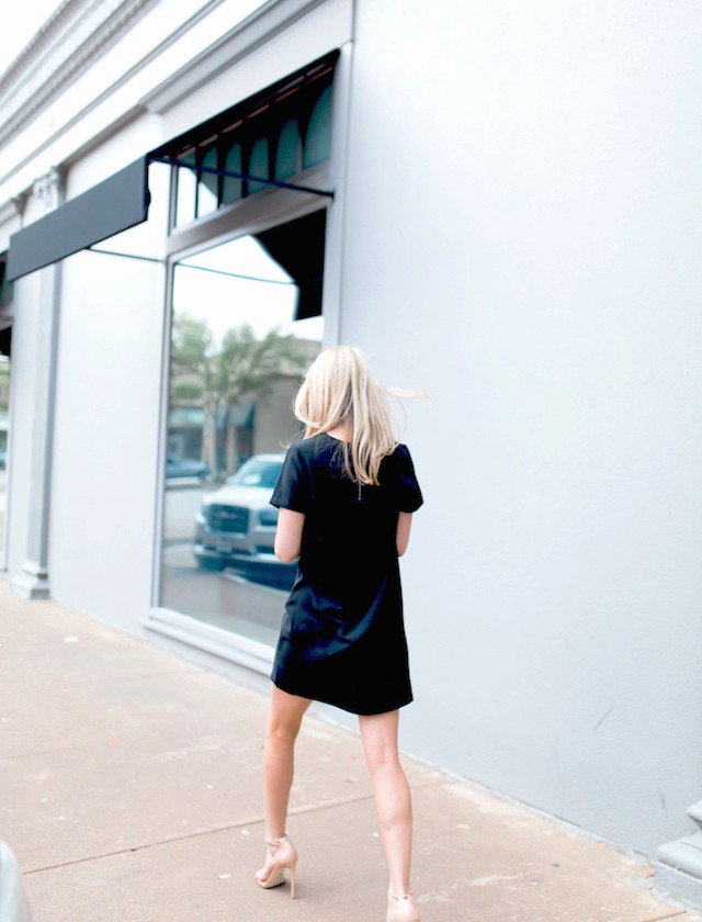 SPRING BLACK DRESS | Krystal Schlegel