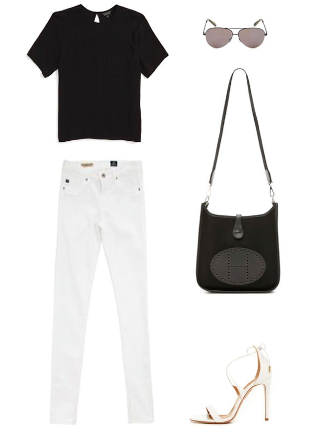 black and white spring outfits