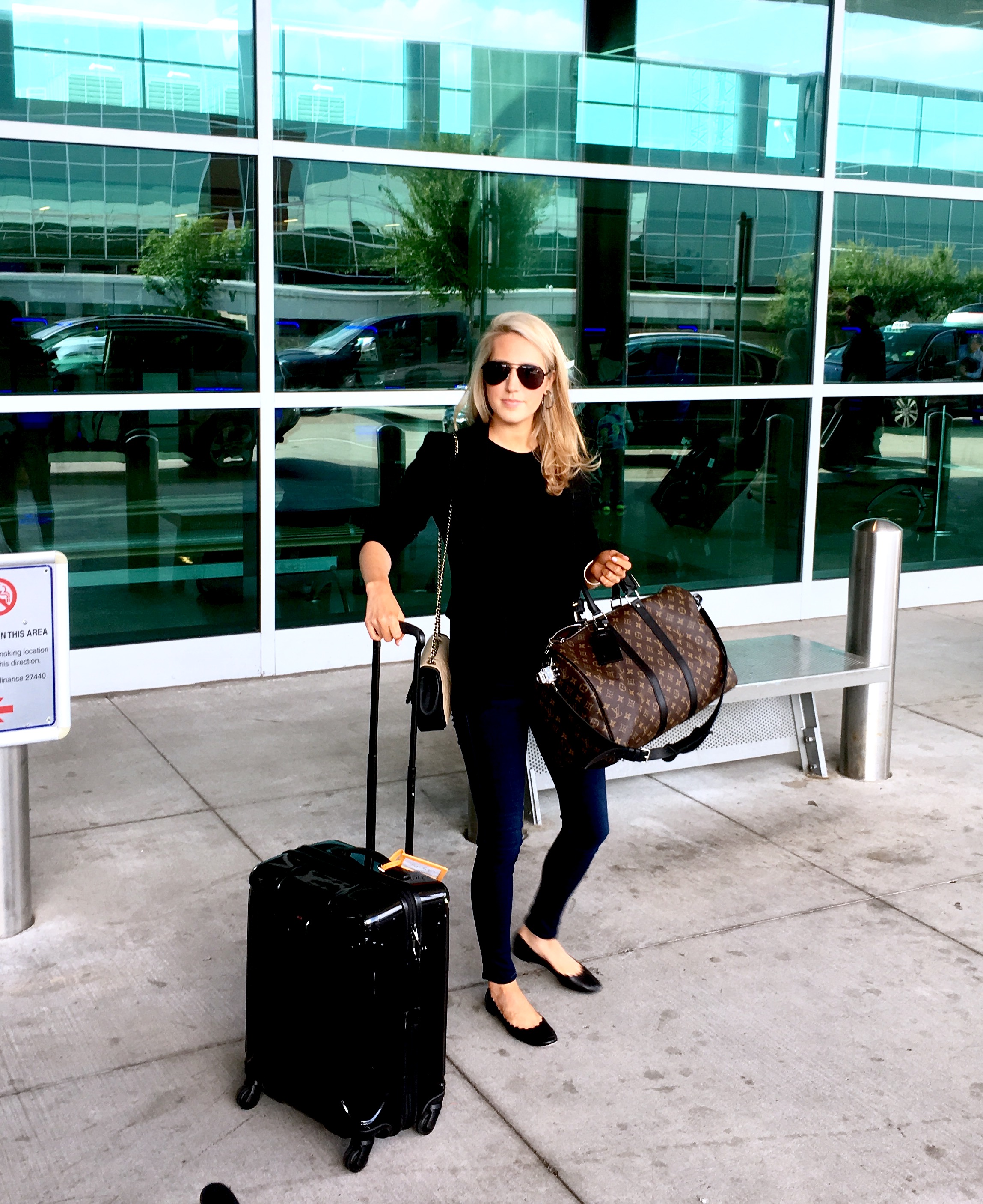 TRAVEL DAY OUTFIT Krystal Schlegel