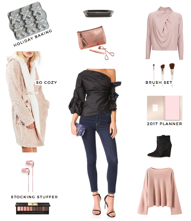 Bell sleeve sweaters, rose gold gifts, cozy robes and more: