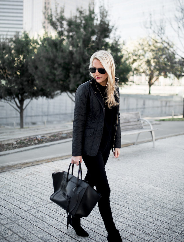 ALL BLACK LAYERING | Krystal Schlegel