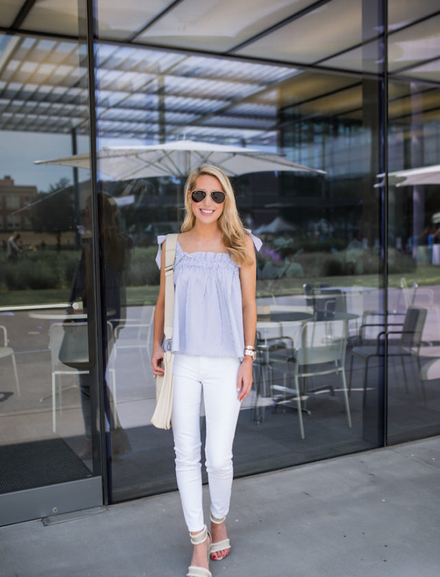 THE PERFECT RUFFLE TOP IS UNDER $100: | Krystal Schlegel