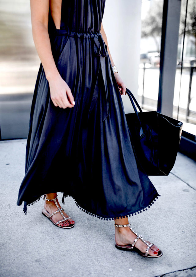 Midi Dress: Free people Spring Love Midi Dress in Carbon