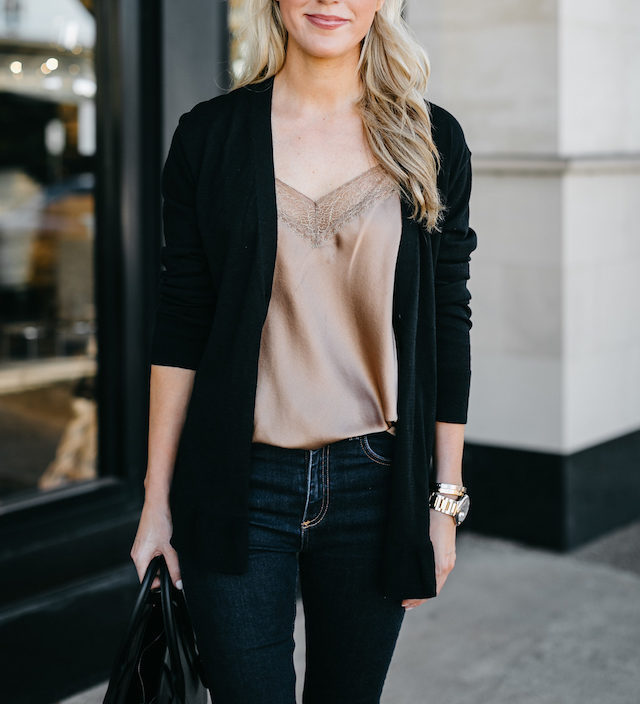 RUFFLE HEM SWEATER UNDER $60 | Krystal Schlegel