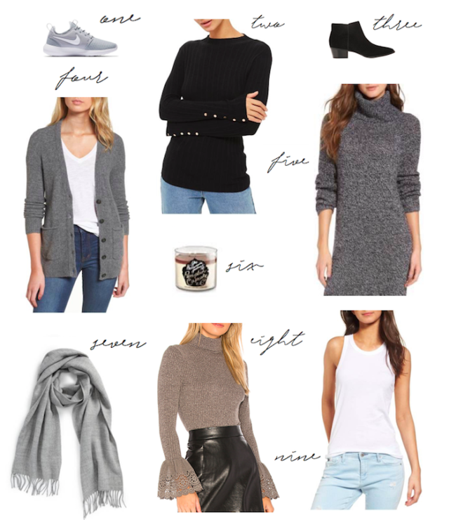 Grey and Neutral finds under $100 from Nordstrom Shopbop and Amazon