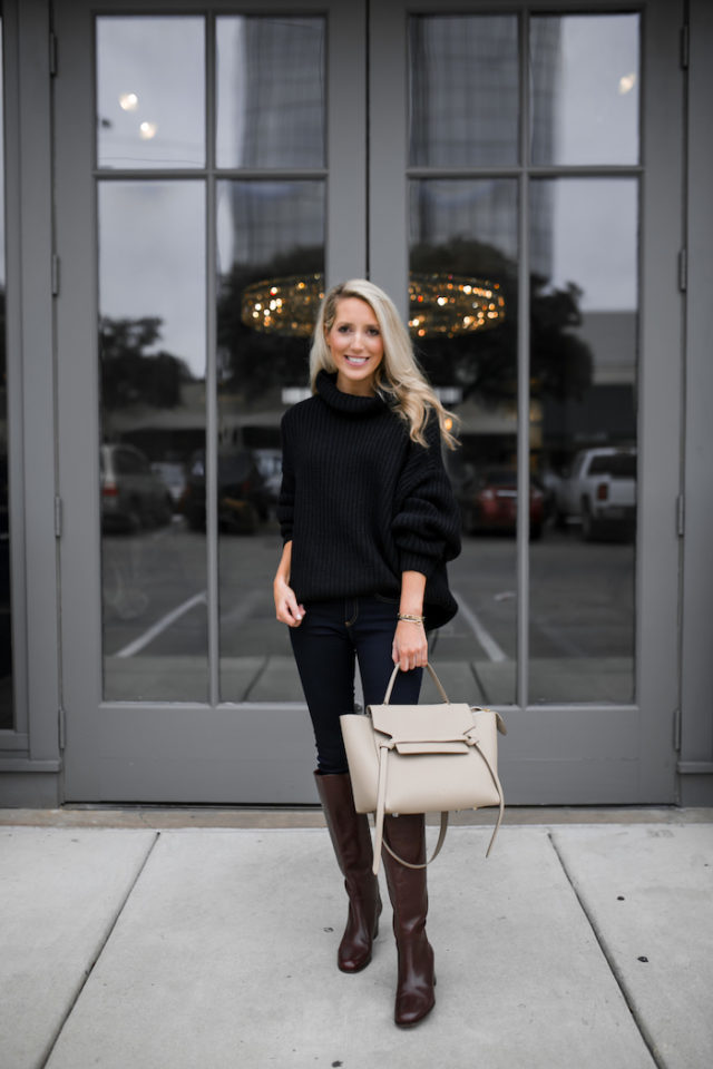 October Must have black turtleneck from Nordstrom