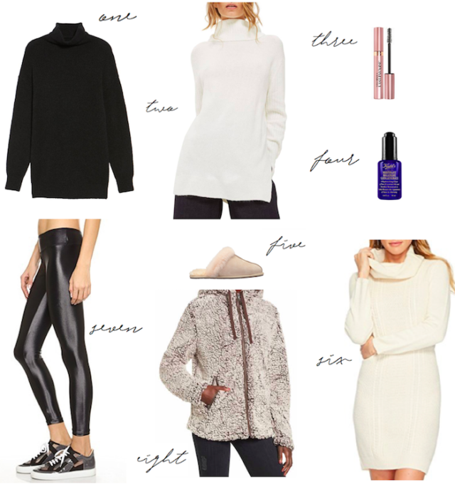 Uggs, cozy sweaters, shiny leggings, beauty favorites and more