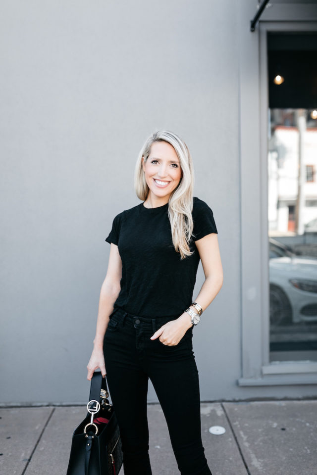 Krystal Schlegel - Quality black tee - October weekend notes