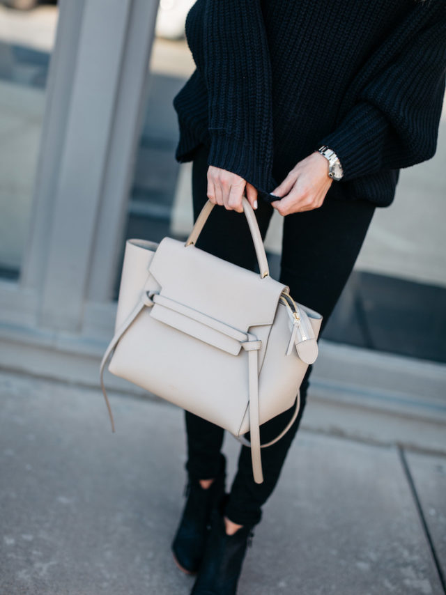 Neutral Celine belt bag and comfortableRag & Bone booties