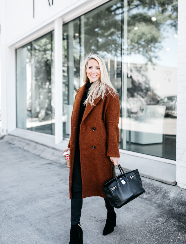 Teddy Bear Coat & Holiday Coffee Order | Krystal Schlegel