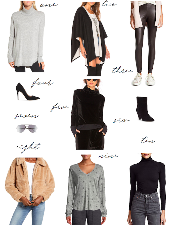 Cozy basics and neutral colors to mix and match this year.