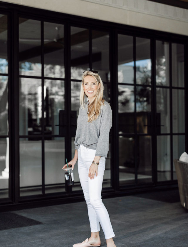 New Favorite white skinny jeans | Krystal Schlegel