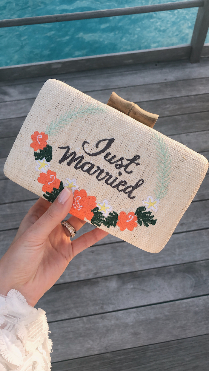 just married bag