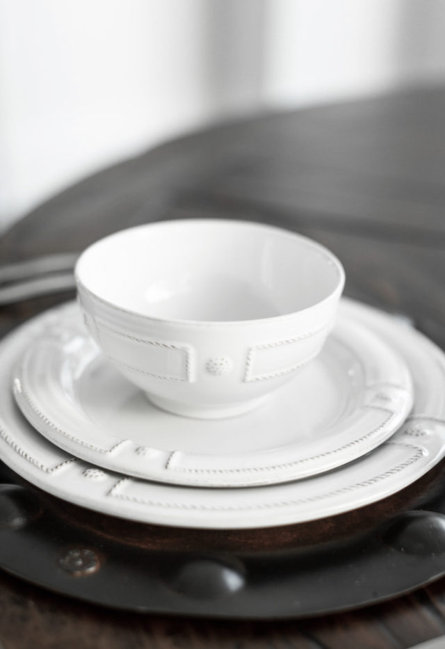 Juliska every day dinner place setting plate and bowl set, Jan