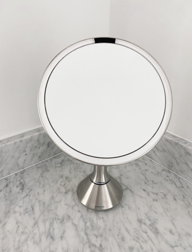 The makeup mirror I use daily | Krystal Schlegel
