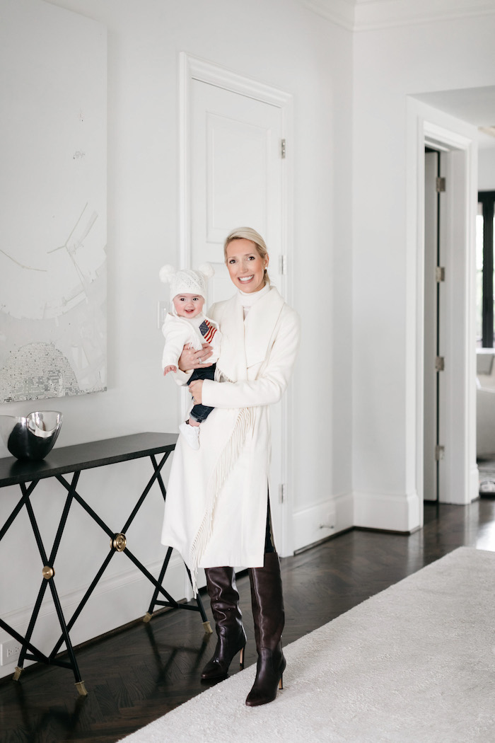 krystal schlegel davis home  / how to wear winter white