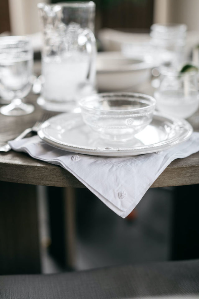 casual outdoor summer tablescape Krystal Schlegel